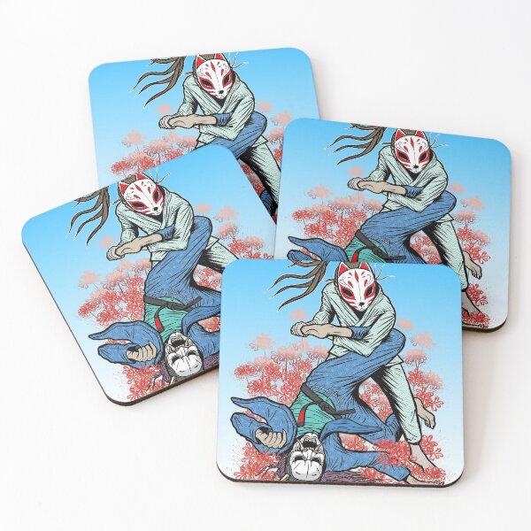 Item preview, Demon Mask Toe Hold designed and sold by Meerkatsu.