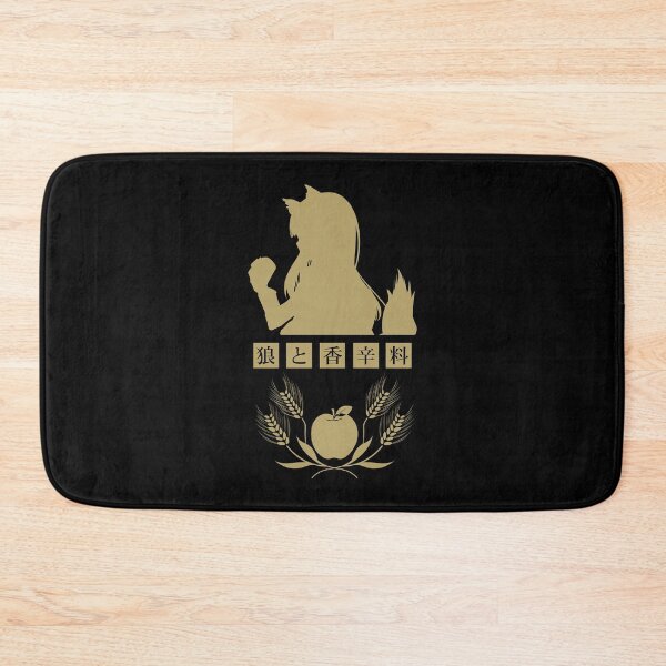 Wise Wolf (Golden) Bath Mat