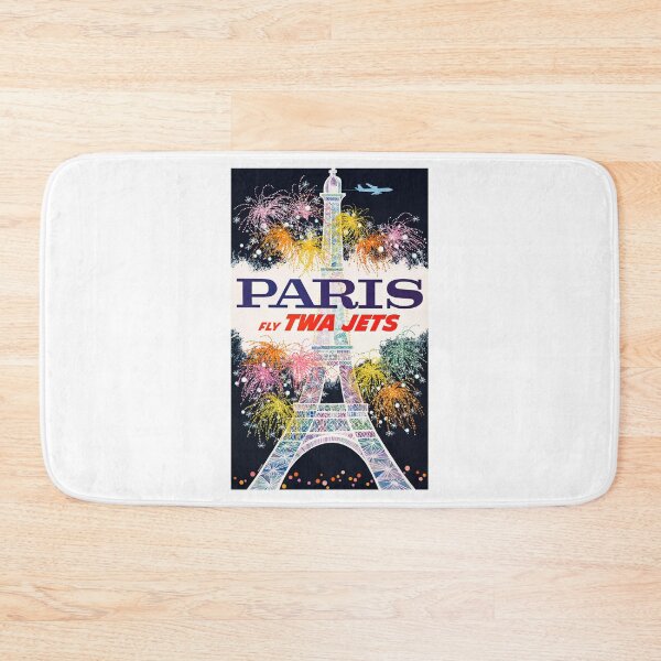 Item preview, 1962 PARIS Fly TWA Jets Poster designed and sold by retrographics.