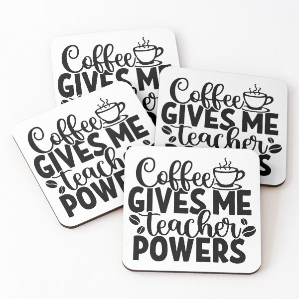 Item preview, Coffee Gives Me Teacher Powers designed and sold by Mo-2000.