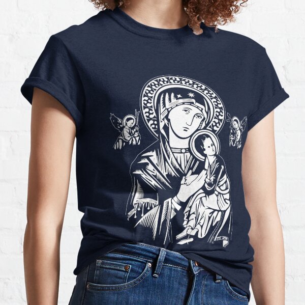 Vista previa del artículo con la obra «Nuestra Señora del Perpetuo Socorro (en azul marino)», diseñado y vendido por neteor.
