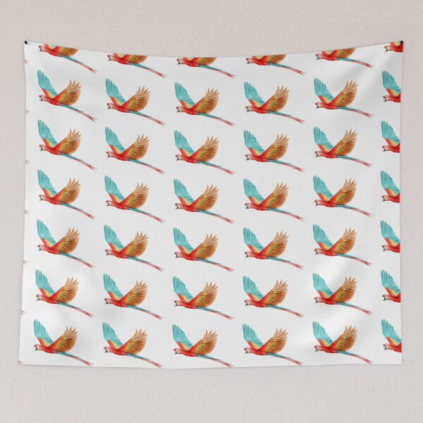 Item preview, Watercolor exotic birds tropical designed and sold by Openspace2020.