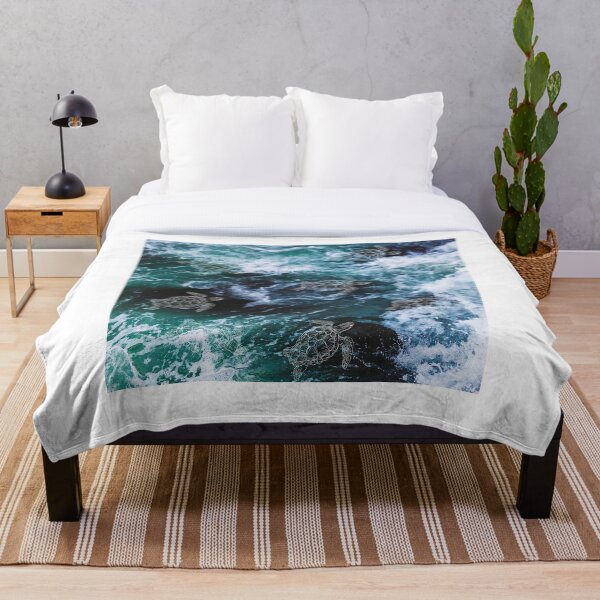 Item preview, ocean (turtle outline) designed and sold by Ava Benham.