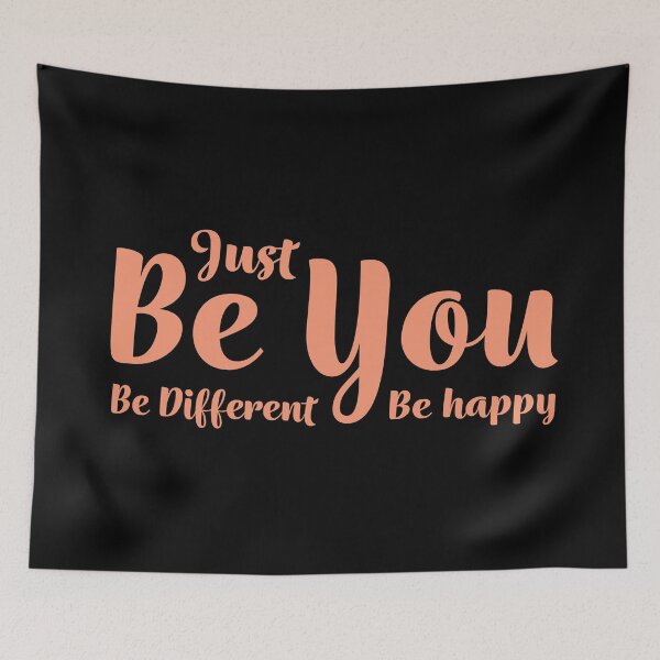 Item preview, Just Be You Be Different Be Happy. designed and sold by CFox-Designs.