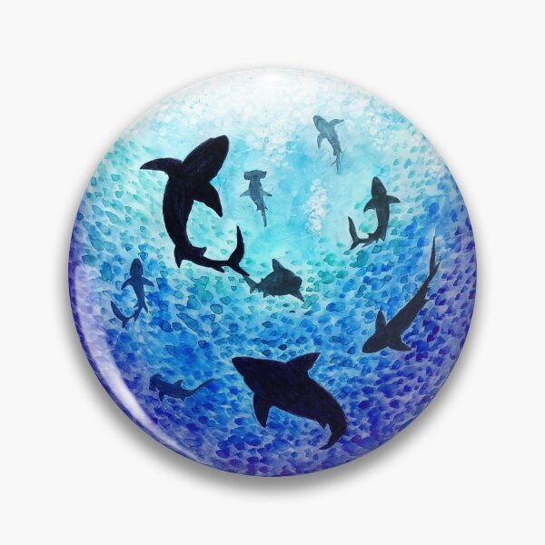 Item preview, Sea of Sharks designed and sold by Aspen Workman.