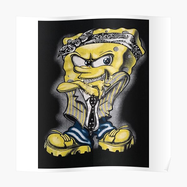 Airbrush Gangster Spongebob Spiral Notebook | ubicaciondepersonas.cdmx ...