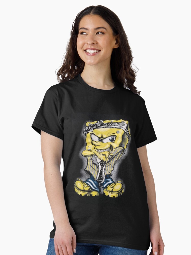 Thumbnail 1 of 7, Classic T-Shirt, Gangster spongebob 2 designed and sold by staceyxoxo.
