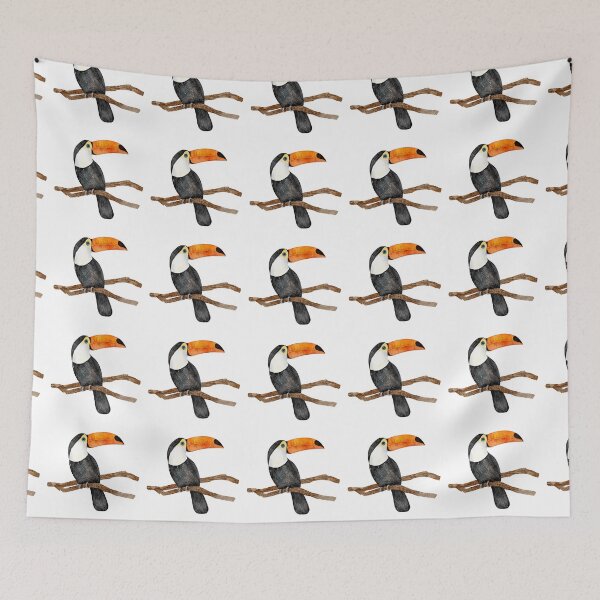 Item preview,  Watercolor exotic birds tropical designed and sold by Openspace2020.