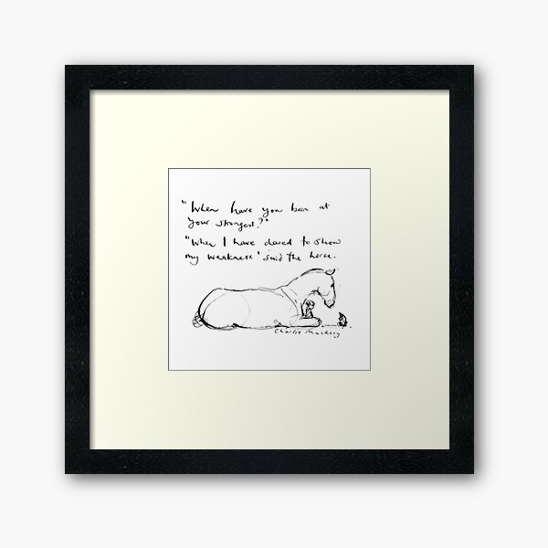 Charlie mackesy Framed Art Print