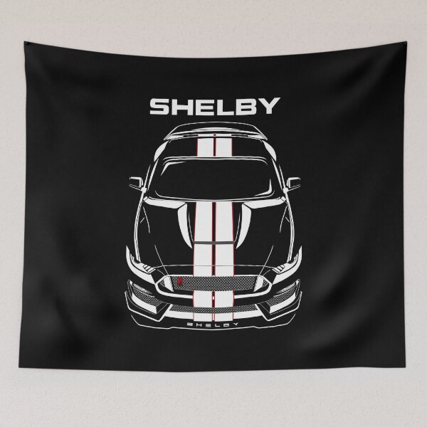 Item preview, Ford Mustang Shelby GT350R 2015 - 2020 - White Stripes designed and sold by V8social.
