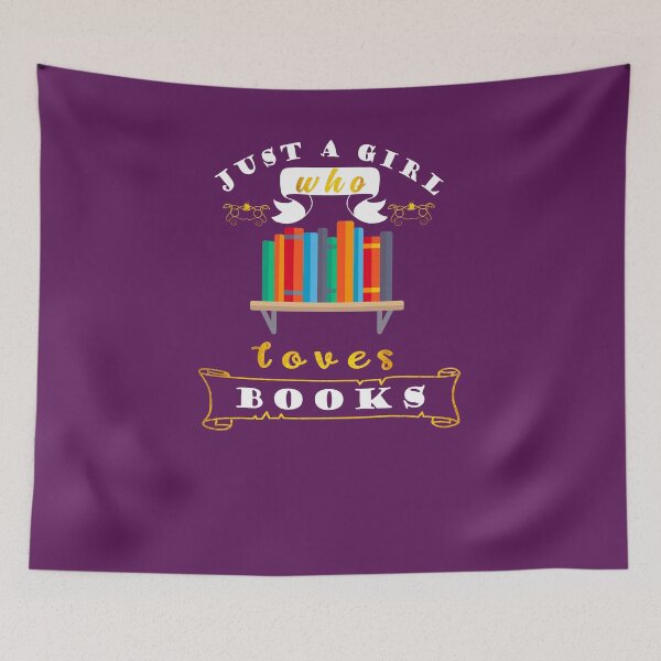 Item preview, just a girl who loves books designed and sold by ishako online.