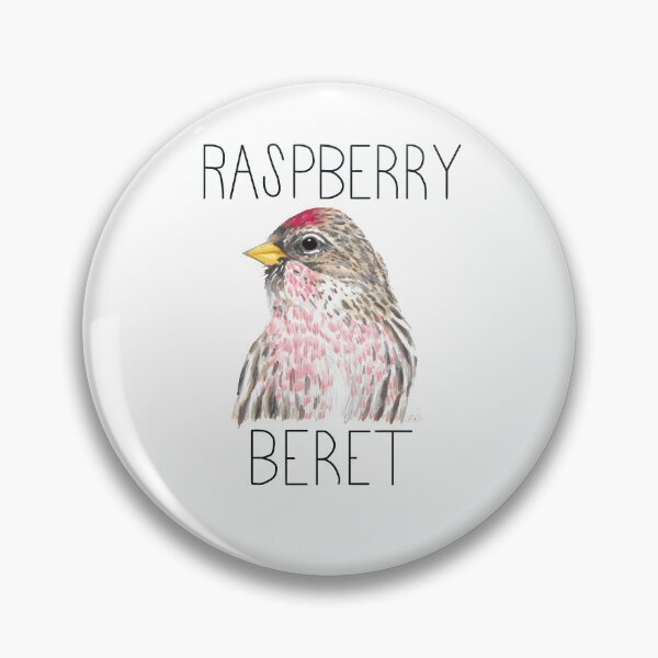 Item preview, Raspberry Beret (Common Redpoll) designed and sold by LauraWolfArtist.