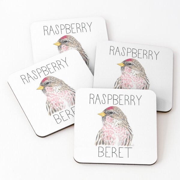 Item preview, Raspberry Beret (Common Redpoll) designed and sold by LauraWolfArtist.
