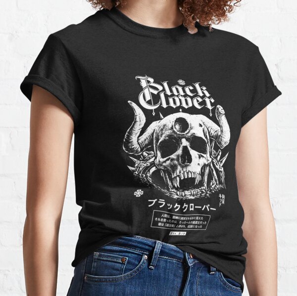 Démon Skull Black Clover T-shirt classique