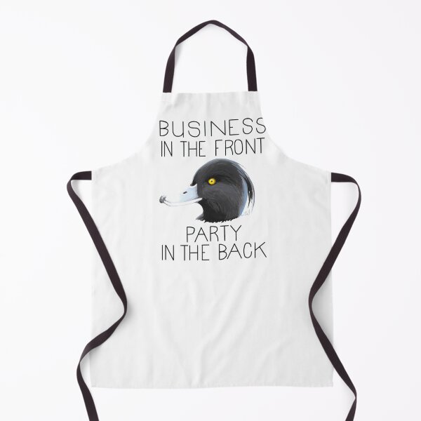 Item preview, Business in the Front, Party in the Back (Tufted Duck) designed and sold by LauraWolfArtist.