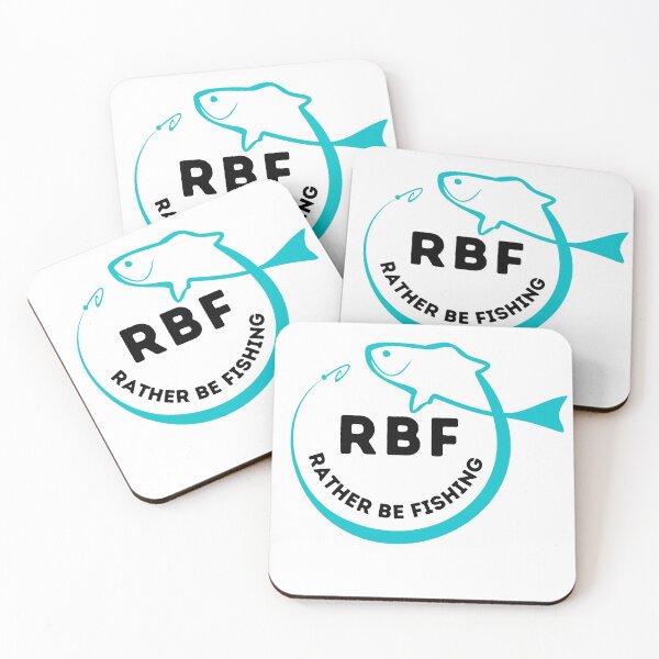 Item preview, RBF Rather Be Fishing Funny Quotes Saying designed and sold by gillys.
