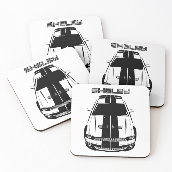 Artikelvorschau, Ford Mustang Shelby GT500 2007-2009 - Black Stripes entworfen und verkauft von V8social.