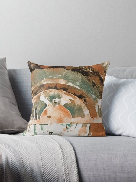 Extravagant Latte. Throw Pillow