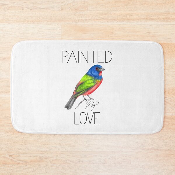 Item preview, Painted Love (Painted Bunting) designed and sold by LauraWolfArtist.