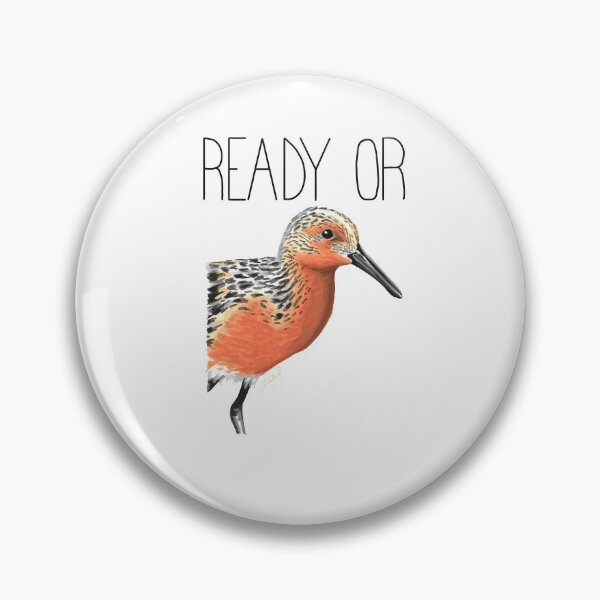 Item preview, Ready or Knot (Red Knot) designed and sold by LauraWolfArtist.