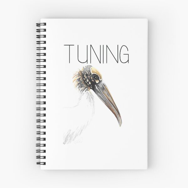 Item preview, Tuning Stork (Wood Stork) designed and sold by LauraWolfArtist.