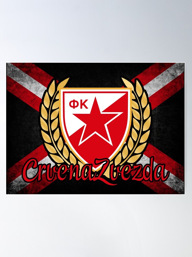 Crveno-beli - Crvena zvezda Poster for Sale by NicosiaChamps26