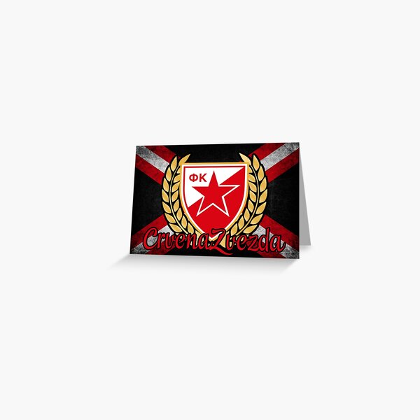 Crvena Zvezda - Red Star Postcard for Sale by VRedBaller