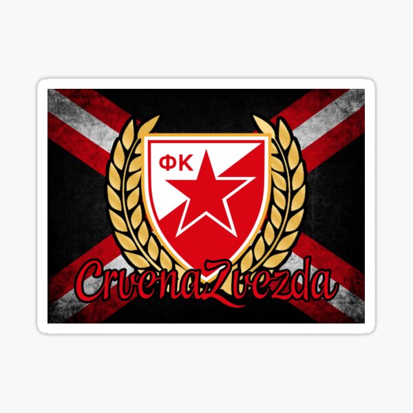 "Crvena Zvezda" Sticker by NicosiaChamps26 | Redbubble