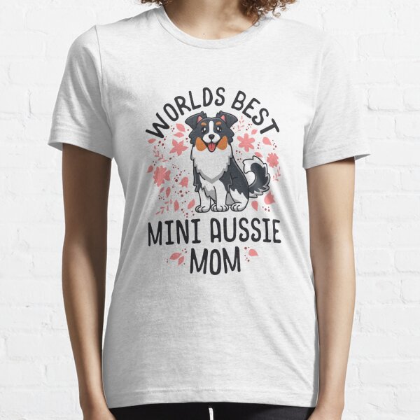 Mini Australian shepherd Short-Sleeve Unisex T-Shirt miniature american shepherd lover women mini aussie mom shirt