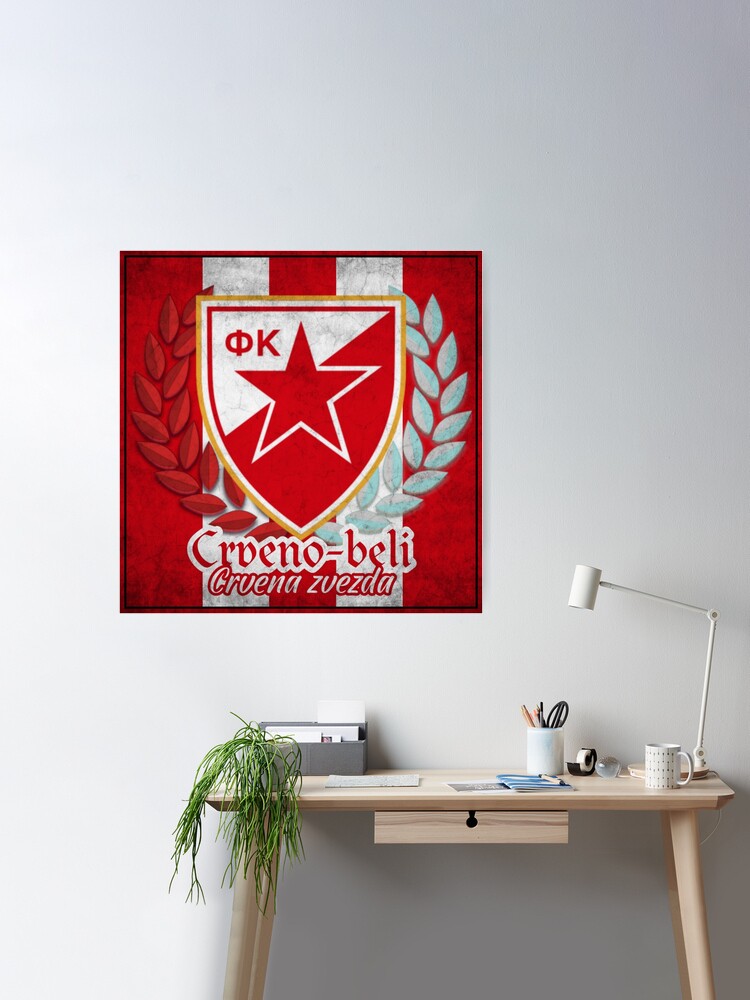 Crveno-beli - Crvena zvezda Poster for Sale by NicosiaChamps26