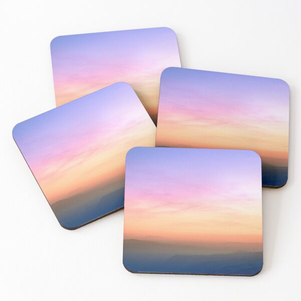 Item preview, Pink Purple and Blue Summer Sunset Mountain View designed and sold by CheraeLynn.