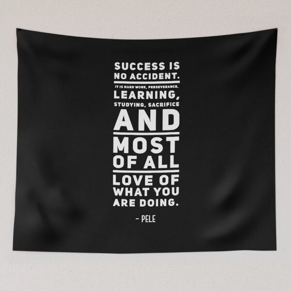 Item preview, Success is No Accident Quote by Pele  designed and sold by UncleStuScience.