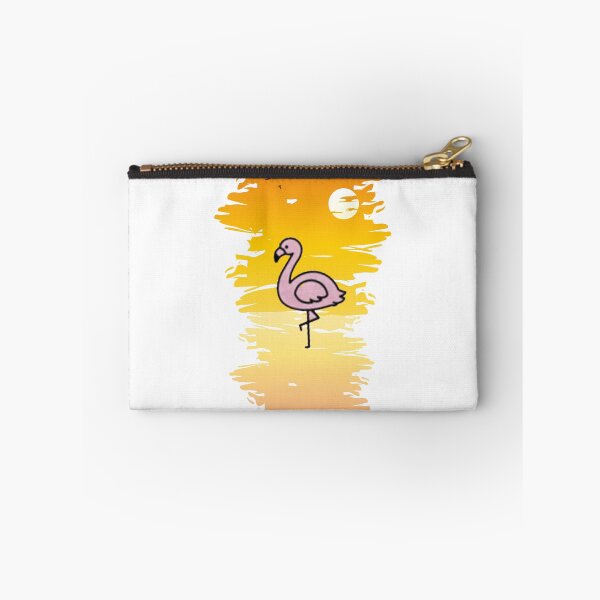 Item preview, Sunset and Flamingo designed and sold by Fools-and-Fools.