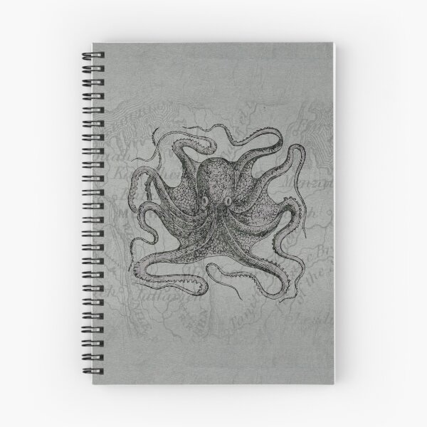 Item preview, Octopus on Vintage Map designed and sold by AdinaRose.