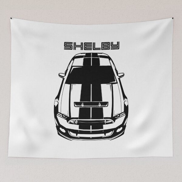 Item preview, Ford Mustang Shelby GT500 S197 2013-2014 - Black Stripes designed and sold by V8social.