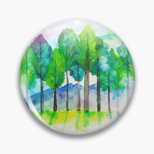 Item preview, Watercolor natural landscape designed and sold by della95.