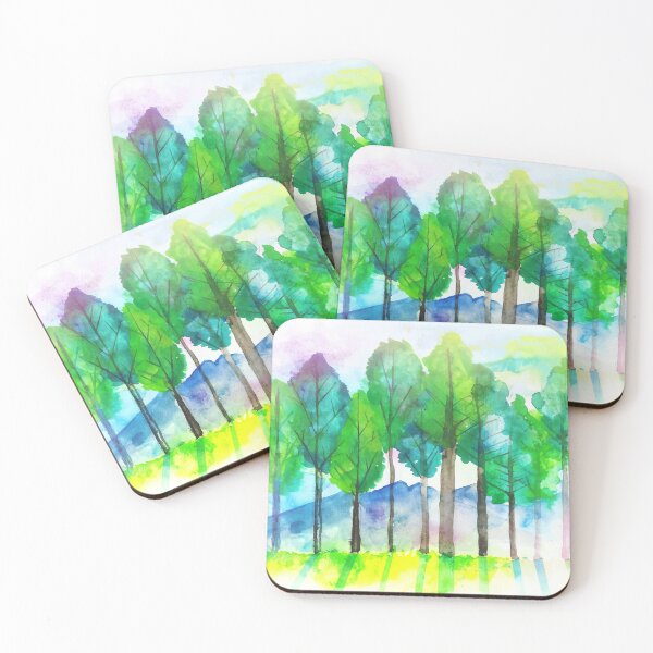 Item preview, Watercolor natural landscape designed and sold by della95.