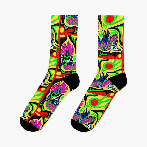 Item preview, alien extraterrestrial chac mool mayan pattern in air shoes ecopop designed and sold by jorgelebeau.