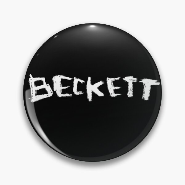 Item preview, Writer Name: Beckett, bold hand lettering, Samuel Beckett designed and sold by badlydrawnbabe.
