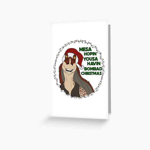 Bombad xmas Greeting Card