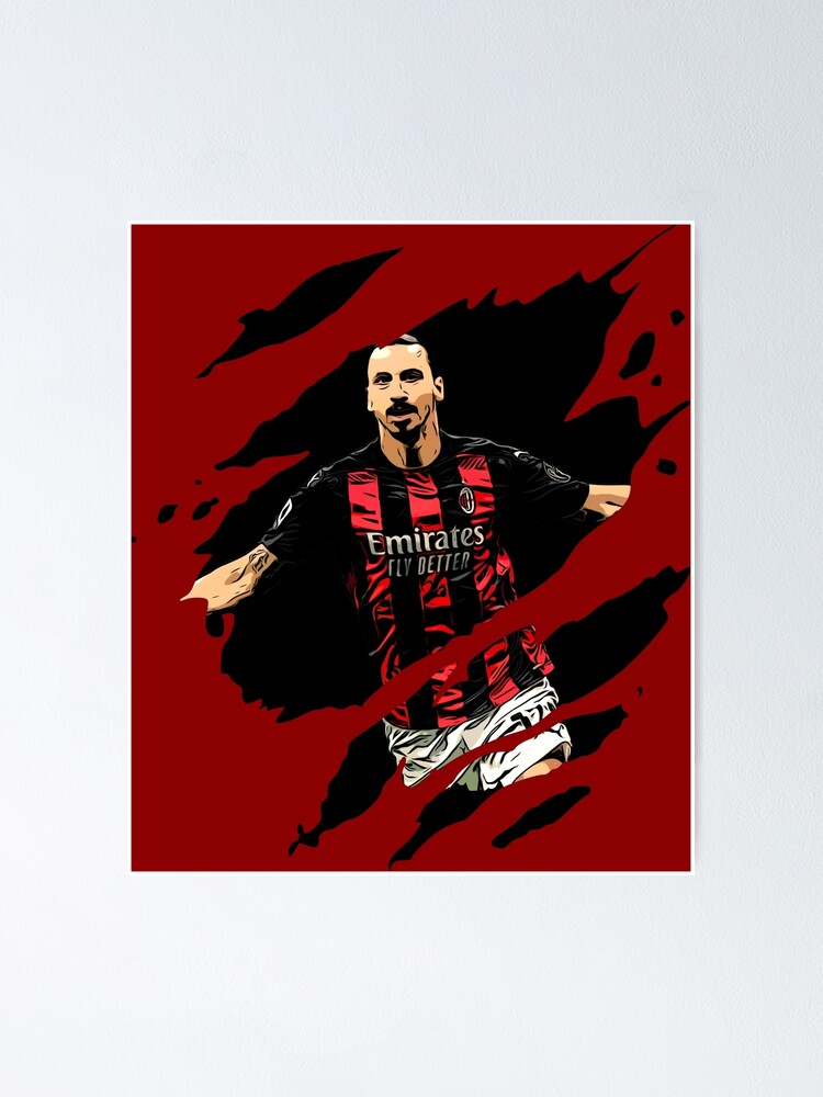 Zlatan Ibrahimovic Ac Milan Poster for Sale by The Fit