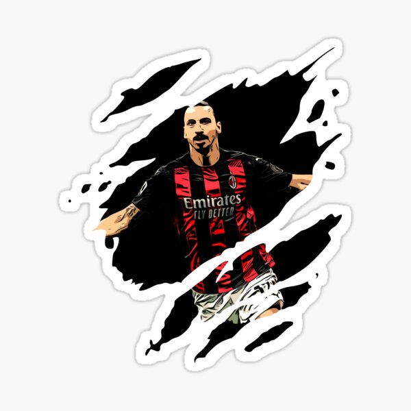Zlatan Ibrahimovic Ac Milan Sticker
