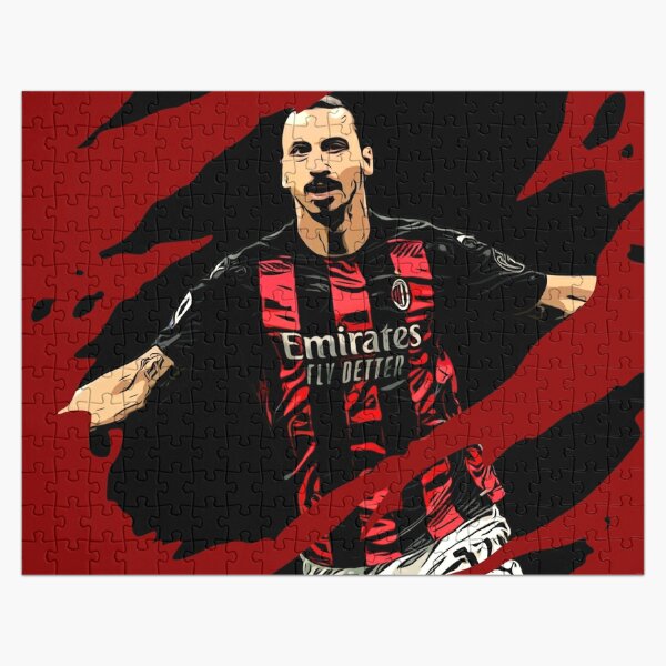 Zlatan Ibrahimovic Ac Milan Jigsaw Puzzle for Sale by The Fit