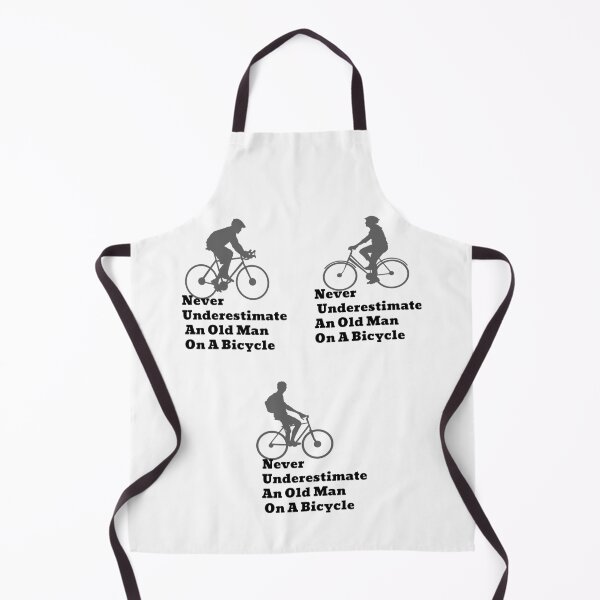 Item preview, Never Underestimate An Old Man On A Bicycle designed and sold by DamaliePierre.