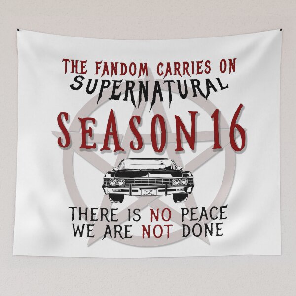 Item preview, SPN Fandom Season 16 (Sleek White Version)  designed and sold by MinaMonsterMash.