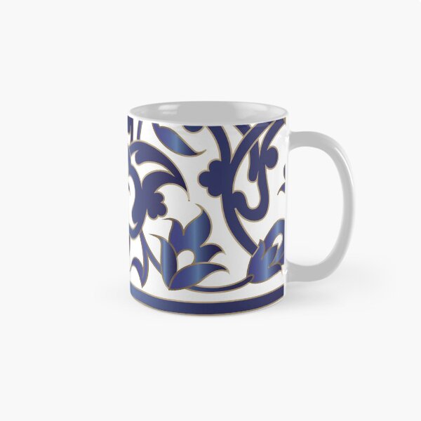 Item preview, Islamic Pattern in blue and gold designed and sold by Adorned Calligraphy.
