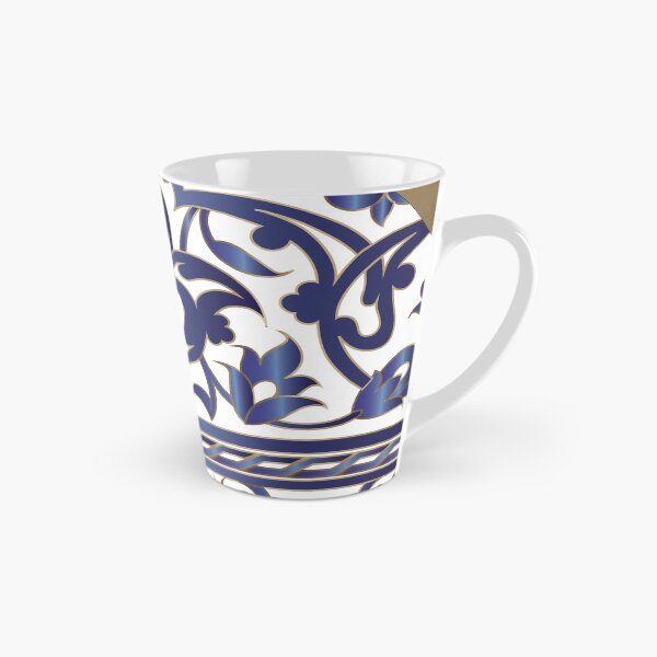 Item preview, Islamic Pattern in blue and gold designed and sold by Adorned Calligraphy.