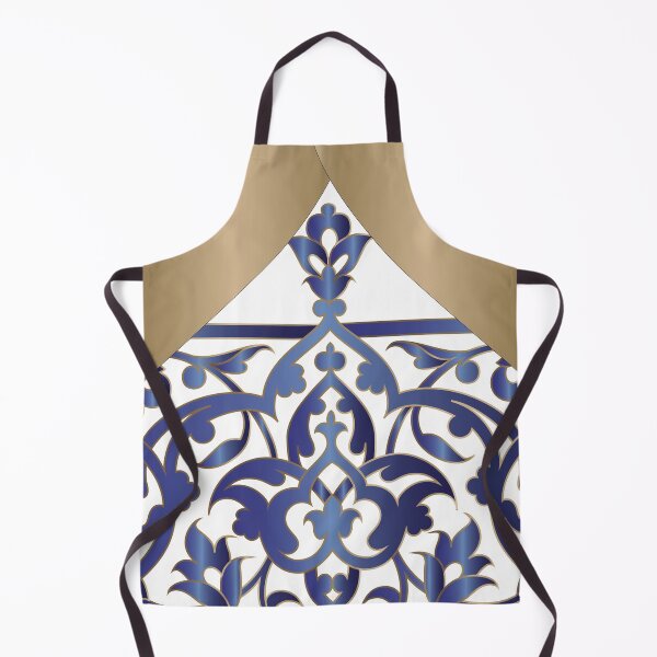 Item preview, Islamic Pattern in blue and gold designed and sold by Adorned Calligraphy.