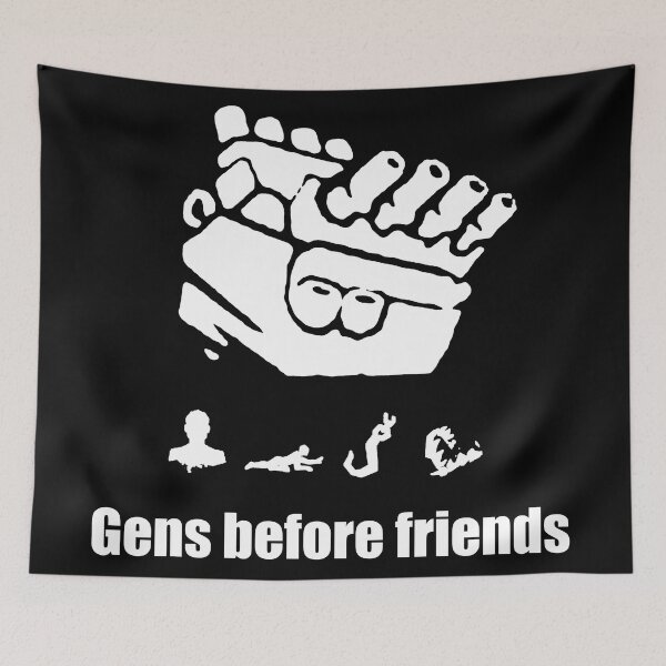 Item preview, Gens Before Friends! designed and sold by B3RS3RK3R.