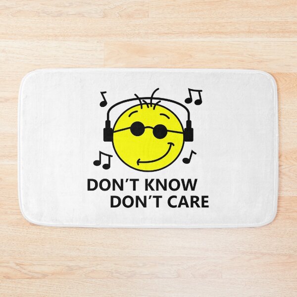 Item preview, Don't Know Don't Care - Happy Face designed and sold by RamiBeans.